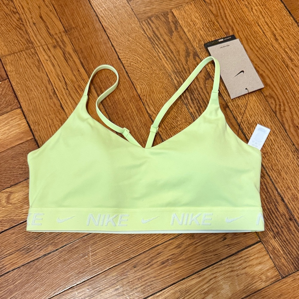 Nike Women's Neon Yellow Sports Bra